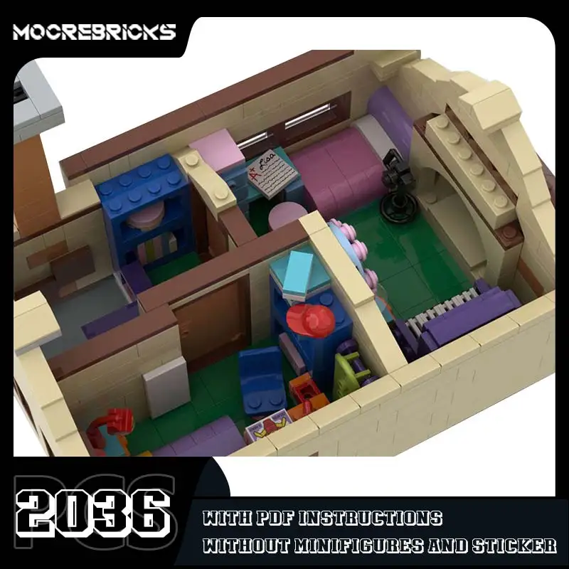 MOC-100451 modulares Haus DIY Baustein Wahrzeichen kleine Partikel Organisation Modell High-Tech Ziegel Spielzeug Kinder Weihnachts geschenk