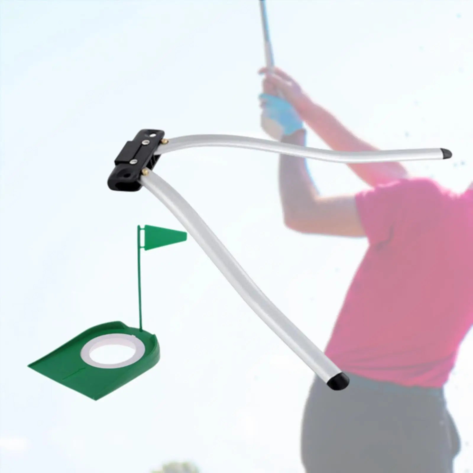 

Golf Putting Trainer Reusable Underarm Rod for Women Men Gifts for Golfers