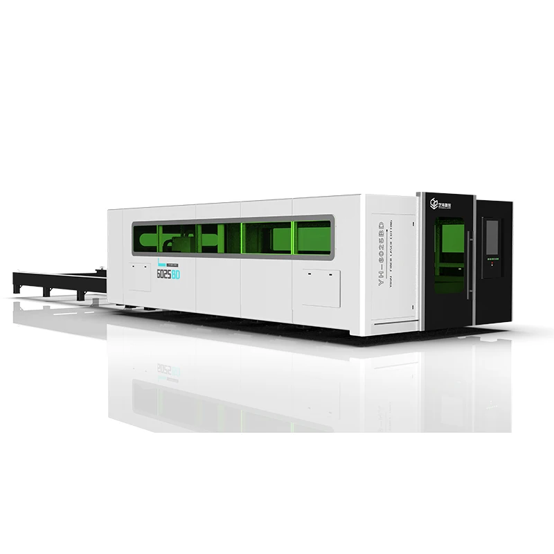 New model Cnc Fiber Laser Cutter With Closed Room Cutting for Steel Aluminum Sheet Metal