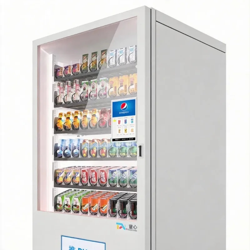 

FOODLINE Customized 24hours Online Fitness Snack Bars and Drink Vending Machine