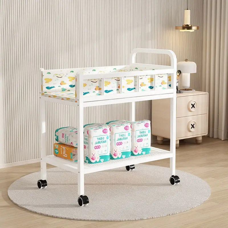 محطة رعاية الأطفال الفاخرة 7 في 1 - طاولة تغيير الارتفاع قابلة للتعديل مع حوض استحمام قابل للإزالة #3