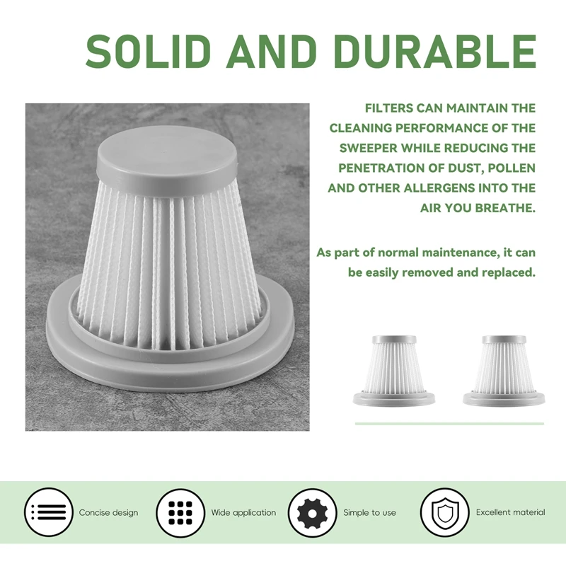 Filters Vacuum Cleaner Washable HEPA Filter For Deerma DX118C DX128C Vacuum Cleaner Accessories