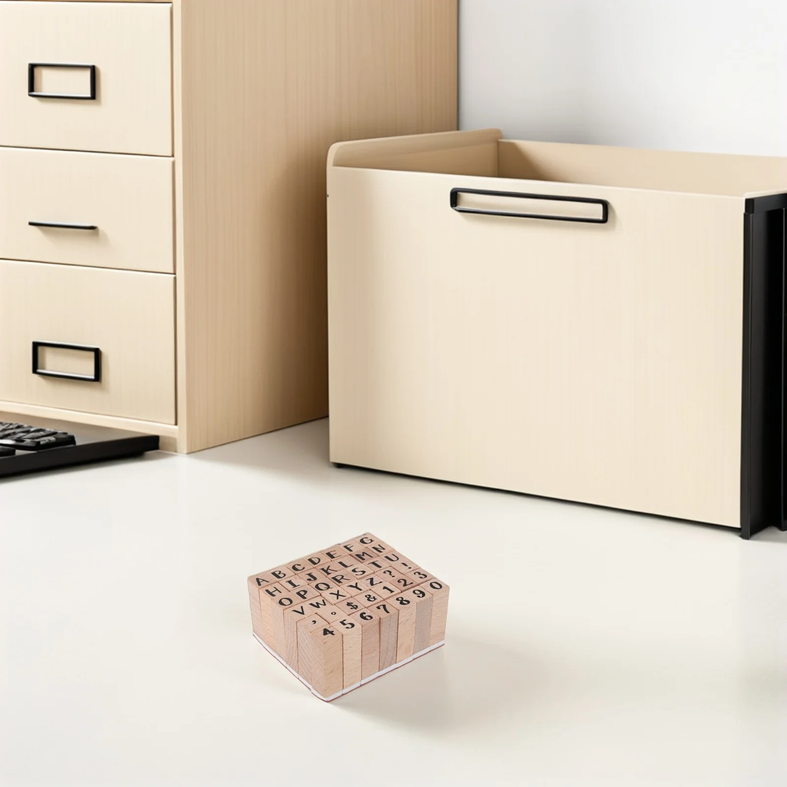 

42Pcs Alphabet and Number Stamps Wood Letter Rubber Stamp Set for Scrapbooking Crafting DIY Kids Journaling Card Making Wood