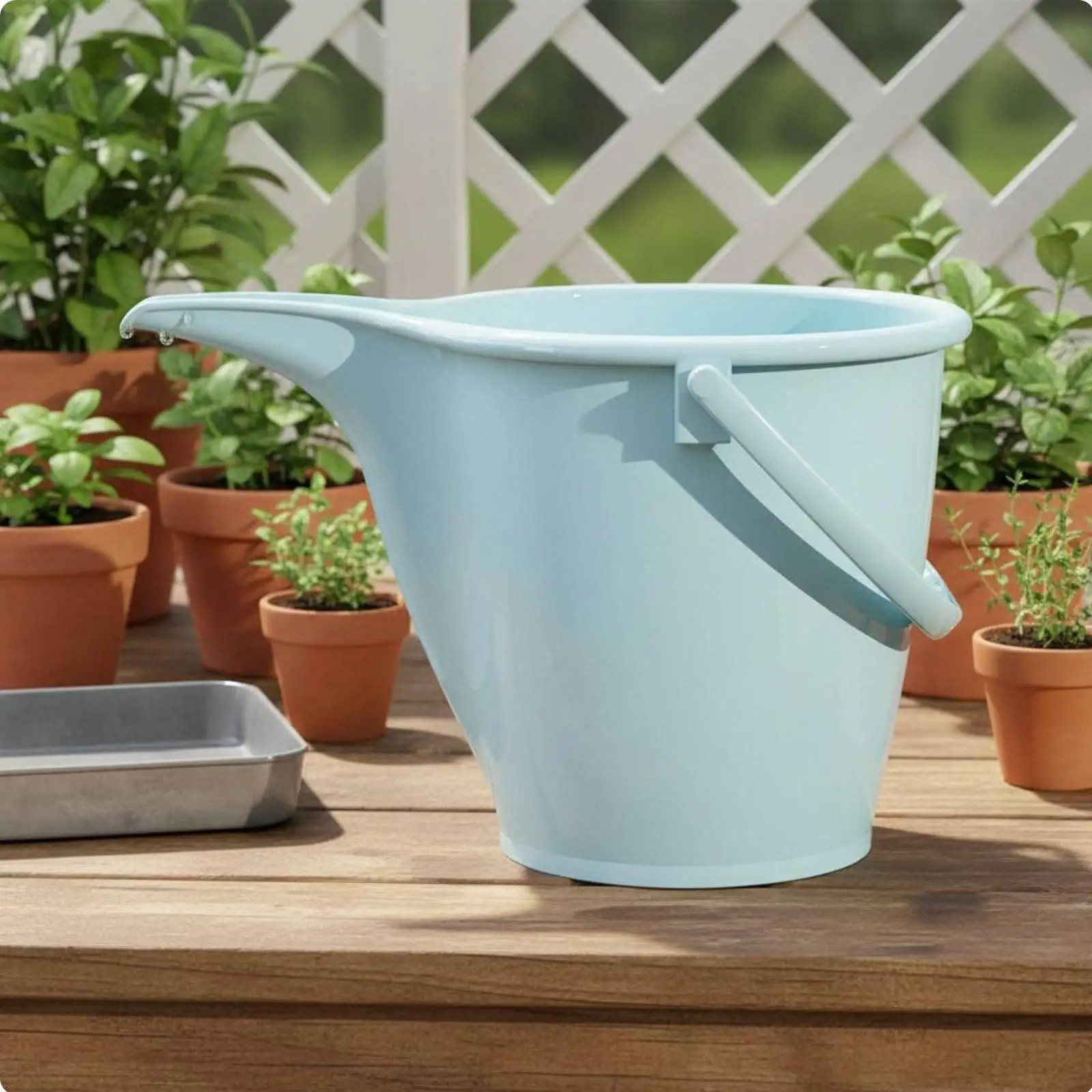 Long Spout Watering Watering Can Ergonomic Handle Large Capacity Watering Pot
