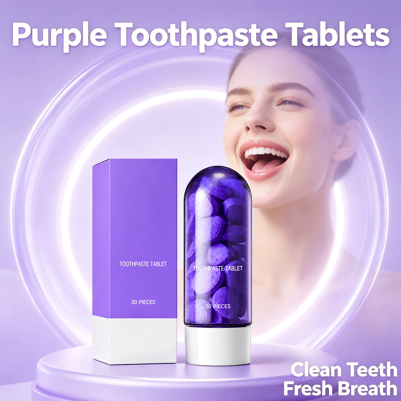 Жевательные таблетки-зубная па – обзор и цена Teeth Whitening Toothpaste