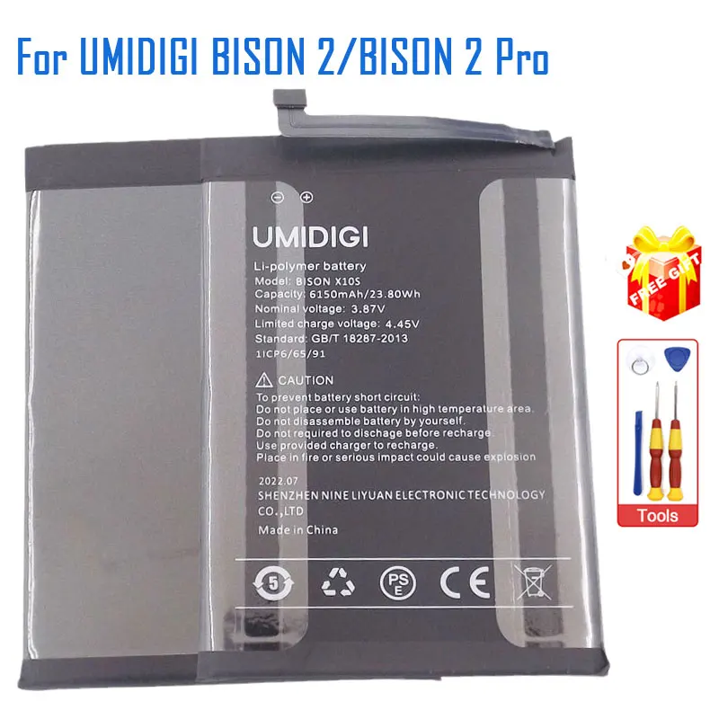 

UMIDIGI BISON 2 Battery New Original Battery Inner Built-in Cellphone Battery Repair Replacement Accessories For UMIDIGI BISON 2