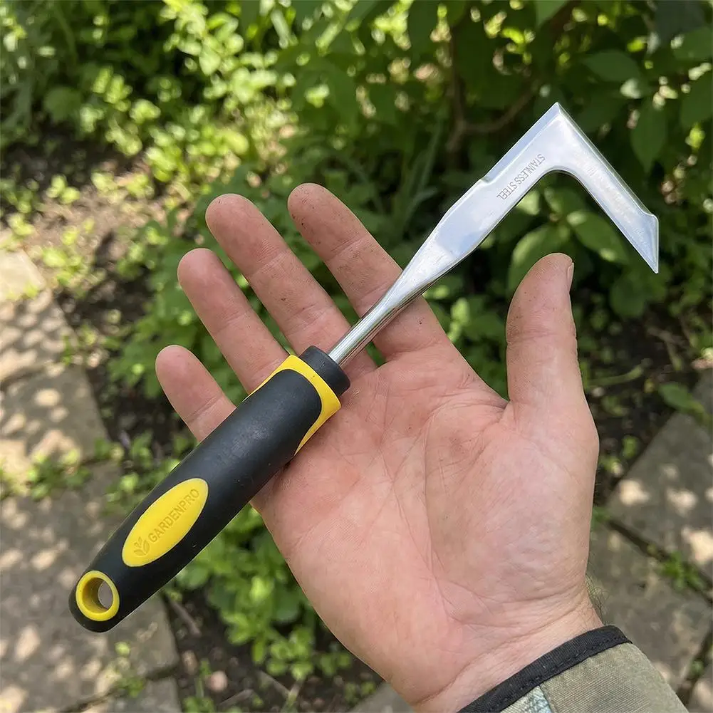 Manual Weed Puller Tool for Brick Gaps & Driveways Heavy Duty Crevice Weeder Grass Remover for Outdoor Garden Yard Cleaning