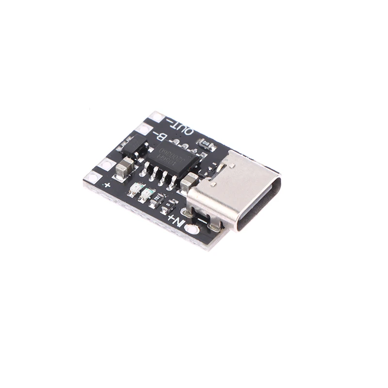 18650 Lithium Battery Charging Board Module Polymer Battery Type-C Port With Protection 5V 1A Charge-discharge Integrated Module