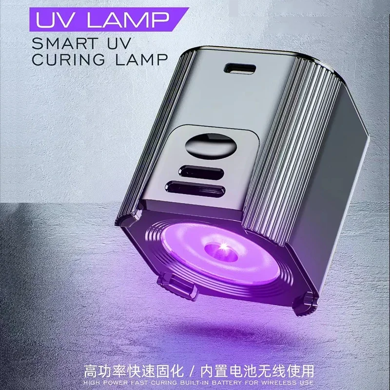 Lámpara de curado de aceite verde inteligente UV, lámpara UV de aceite de soldadura, lámpara de curado adhesivo UV para placa base de teléfono, herramienta de reparación LCD PCB