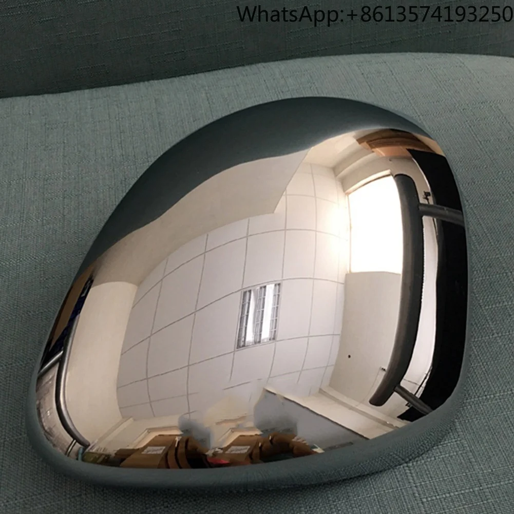 

N29R_RB For FIAT 500X 2014-2019 Chrome Side Wing Fender Rearview Mirror Cover