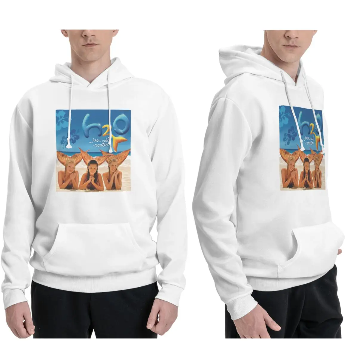 

H20 толстовки для мужчин и женщин, повседневный пуловер, толстовка в стиле хип-хоп, уличная одежда с длинными рукавами, осень-зима