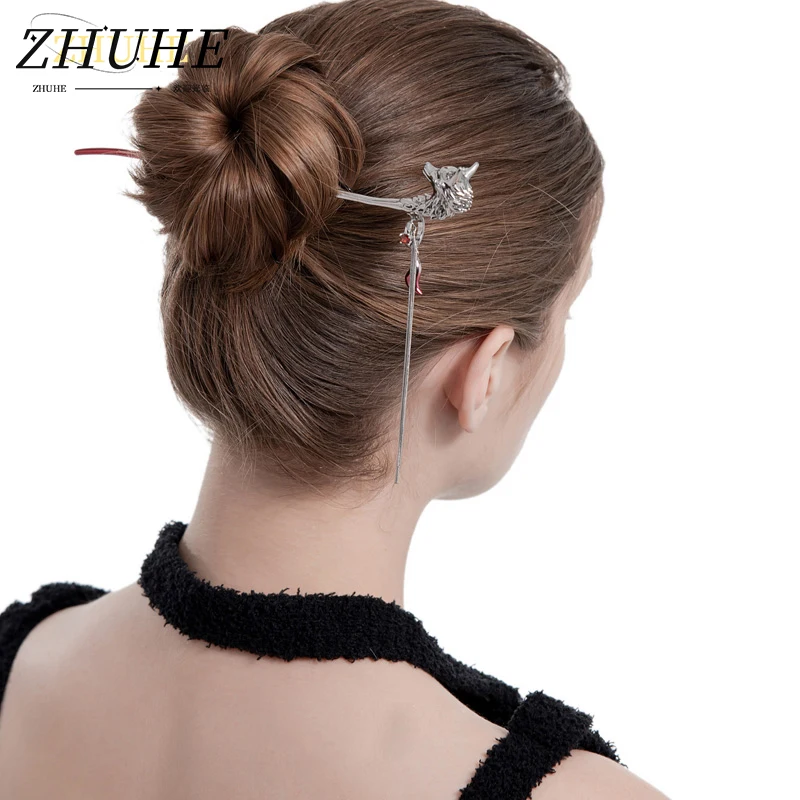

Sweet And Cool Copper Alloy Fox Hairpin For Celebration Banquets, A Popular Jewelry Gift For Women