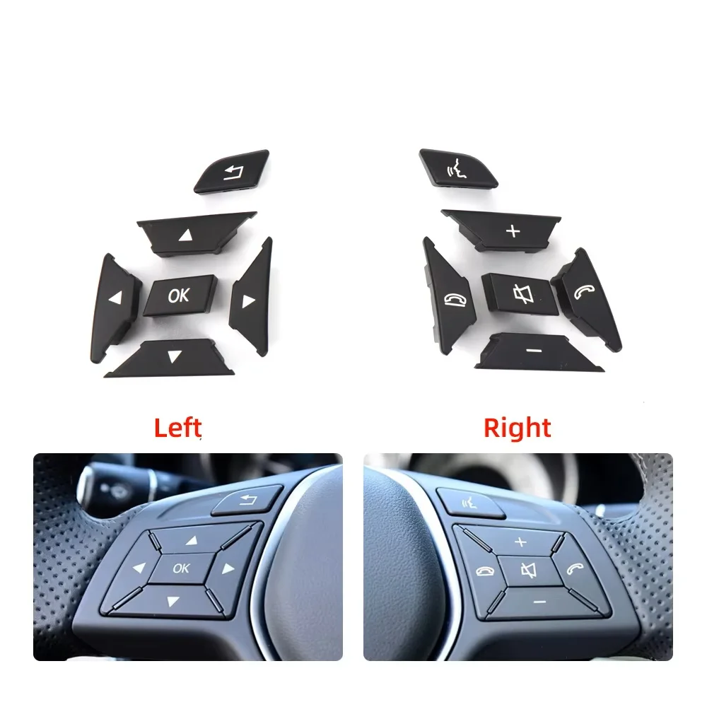 Car Steering Wheel Button Cover Menu Control Switch A2185400162 For Mercedes-Benz W204 W117 W218 W156 W246 A1725400262