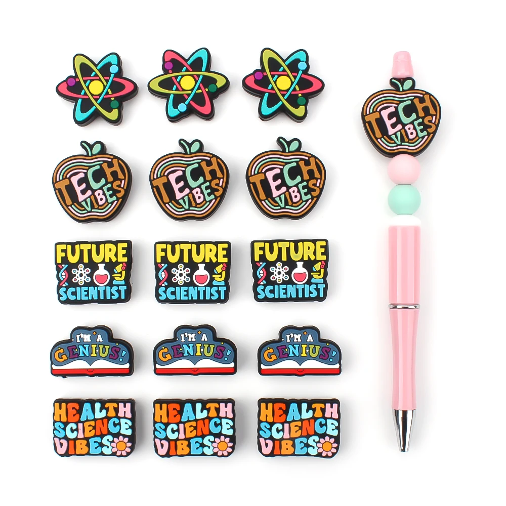 5/10pcs Focal Silicone Beads T - Tech Keychain Accessories 评论和价格