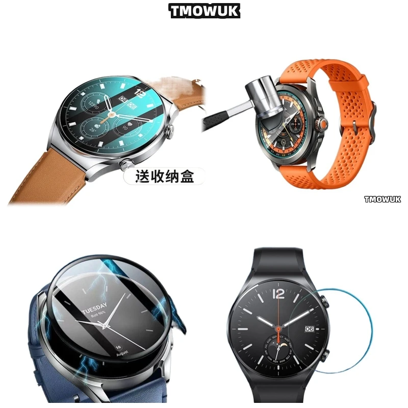 

For Xiaomi Watch S1 S3 Pro S4 Sport Long-Lasting Tempered Glass Screen Protector Ultra-Thin 9H Anti-Fingerprint