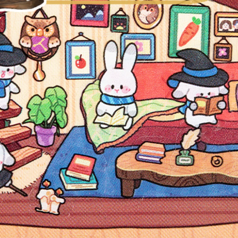 Mr Paper fun world pet 3D miniature scenery stickers 2 sheets cute stationery Handbook DIY decoration stickers Gifts for Friends