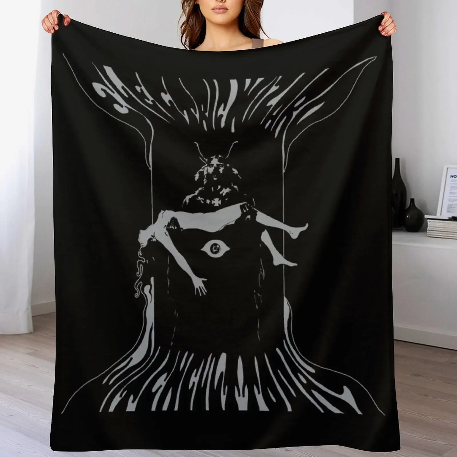 Electric Wizard - Witchcult Today album / Version 2, alternative dark black Throw Blanket Kid'S Soft Blankets