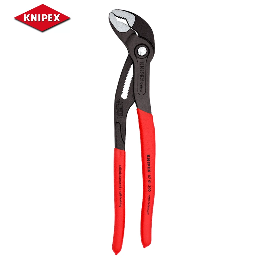 

KNIPEX TOOL High-Tech Cobra Water Pump Pliers Adjustment Blend Ergonomic Plier 8701300