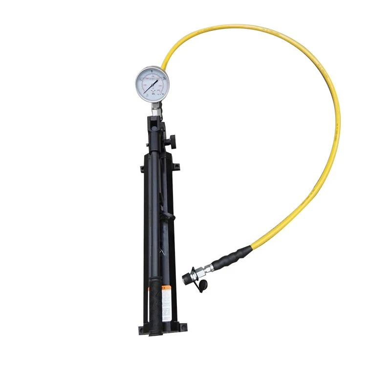 Ultra-high pressure hydraulic manual pump, separate type, portable vacuum jack matching