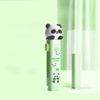 2 Pcs/set Kawaii Panda Eraser Pencil Portable Push-pull Design Rubber Pencil Eraser for Student School Stationery Supplies