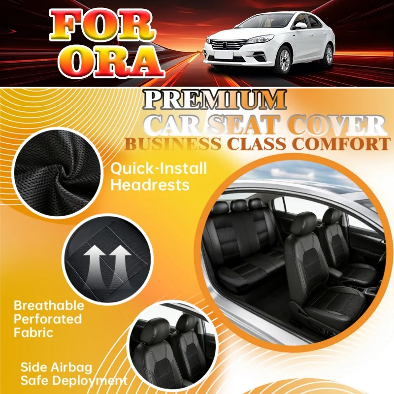 Breathable car seat cover For ORA Brand, breathable and ventilated, suitable for all seasons, suitable for long-distance use