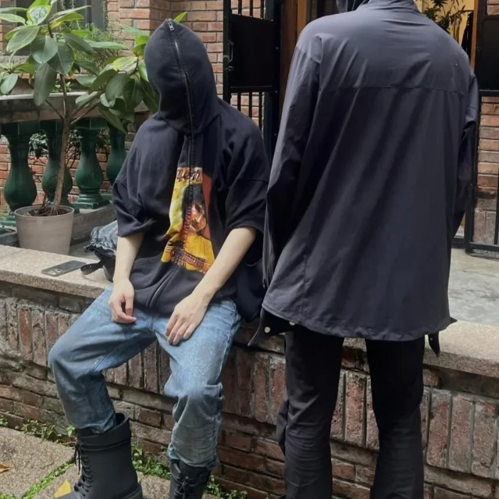 NIGO Men's Trendy High Street Zip Jacket Sweatshirt Jacket Hoodie Spring Autumn Dark Style Tops #NGTOP11833