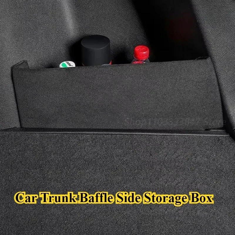 For BYD Song Plus SEAL U DMi/EV 2020-2025 Car Trunk Baffle Side Storage Box Organizer Sorting Box Baffle Trunk Isolation Board