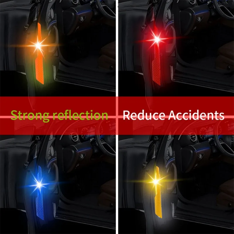 Auto Stoßstange Reflektierende Sicherheit Streifen Aufkleber Anti-kollision Sicherheit Warnung Aufkleber Auto Nacht Fahren Dekoration Zubehör