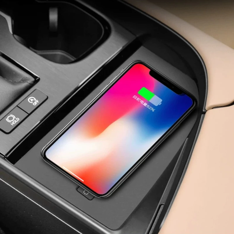 Car Wireless Charger 15W Fast Charging Center Consoel Mobile Phone Charger For Lexus ES200 ES300h 2021-2025 Accessories