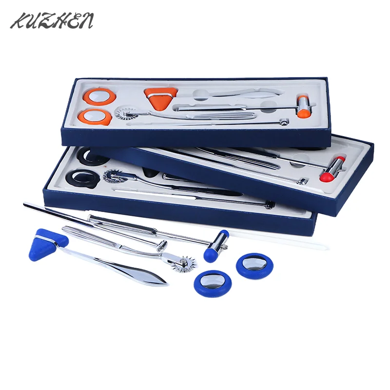 5Pcs Multifunctional Percussor Diagnostic Reflex Percussion Hammer Set Medical Neurological Massage Hammer Kit Health Care Tool