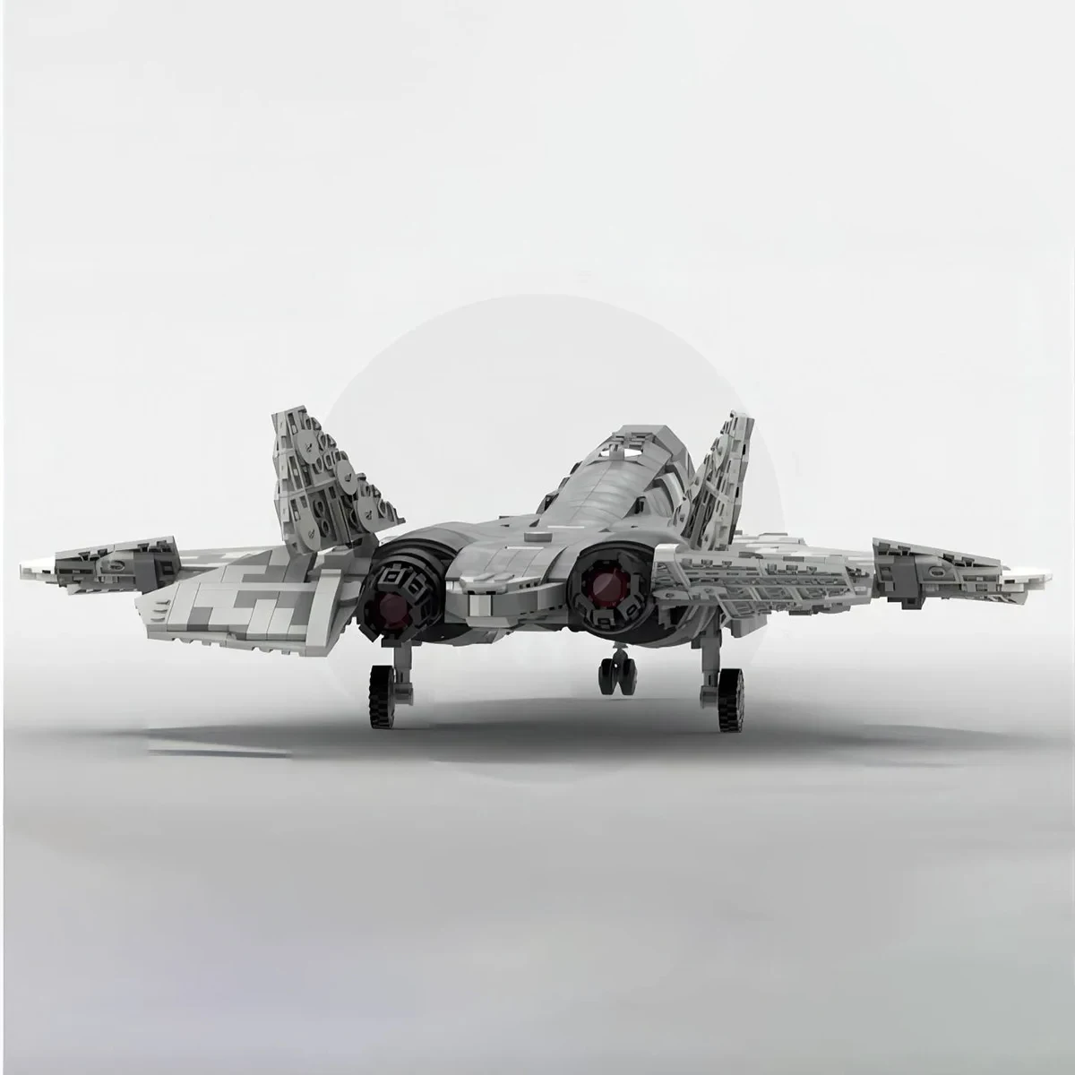 Fifth Generation Multirole Plane Sukhoi SU-57 Felon Scale Building Blocks Supersonic Cruise Fighter Military Fans Toy Brick Gift