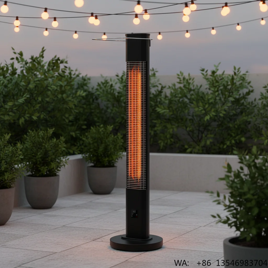 High Quality Portable Electric Fan Heater Metal Carbon Fiber Heating Element 2000W Smart Control Fast Heating Energy Efficiency