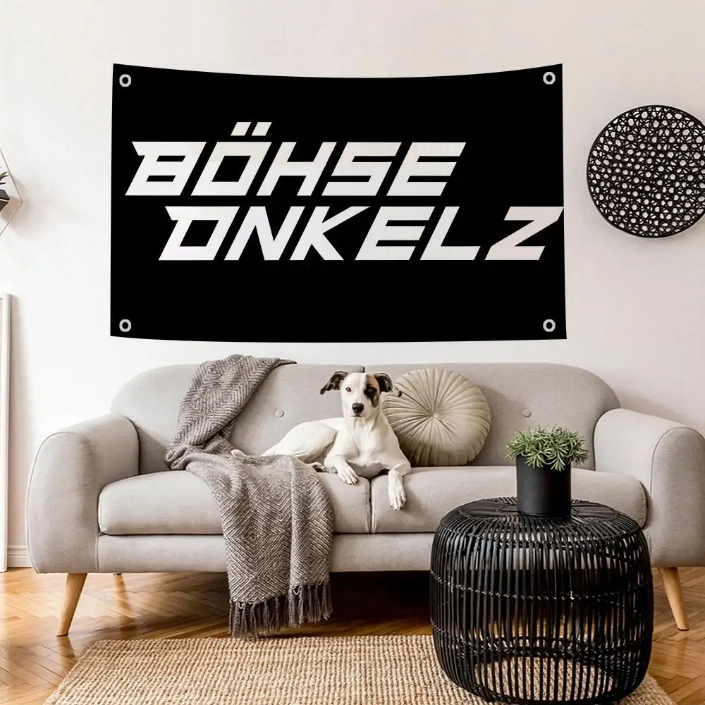 Germany Bohse Onkelz Band Flags Decoration Flag Indoor Outdoor Hanging For Bedroom Living Room Bar Garden Party