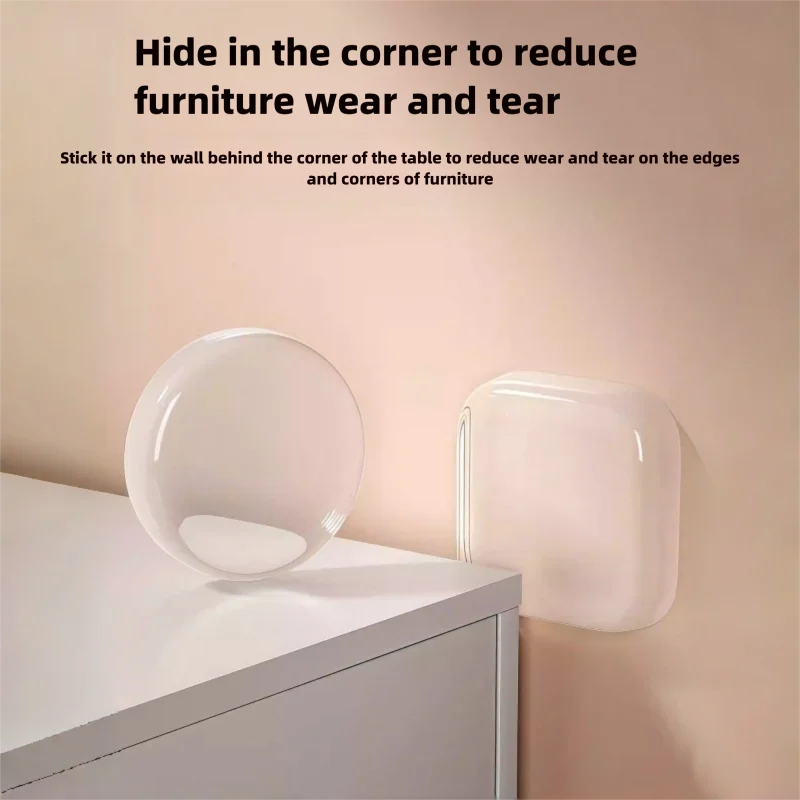 

3-х предметная прозрачная ручка, противоударная накладка, настенная наклейка, водонепроницаемая, шумозащитная, противоударная, клейкая, домашняя защитная накладка