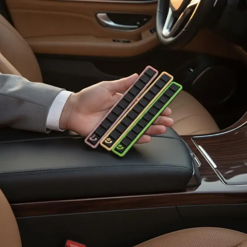 Car Temporary Parking Phone Number Plate Luminous Digits Multiple Color Optional Match Car Interior for Daily Parking