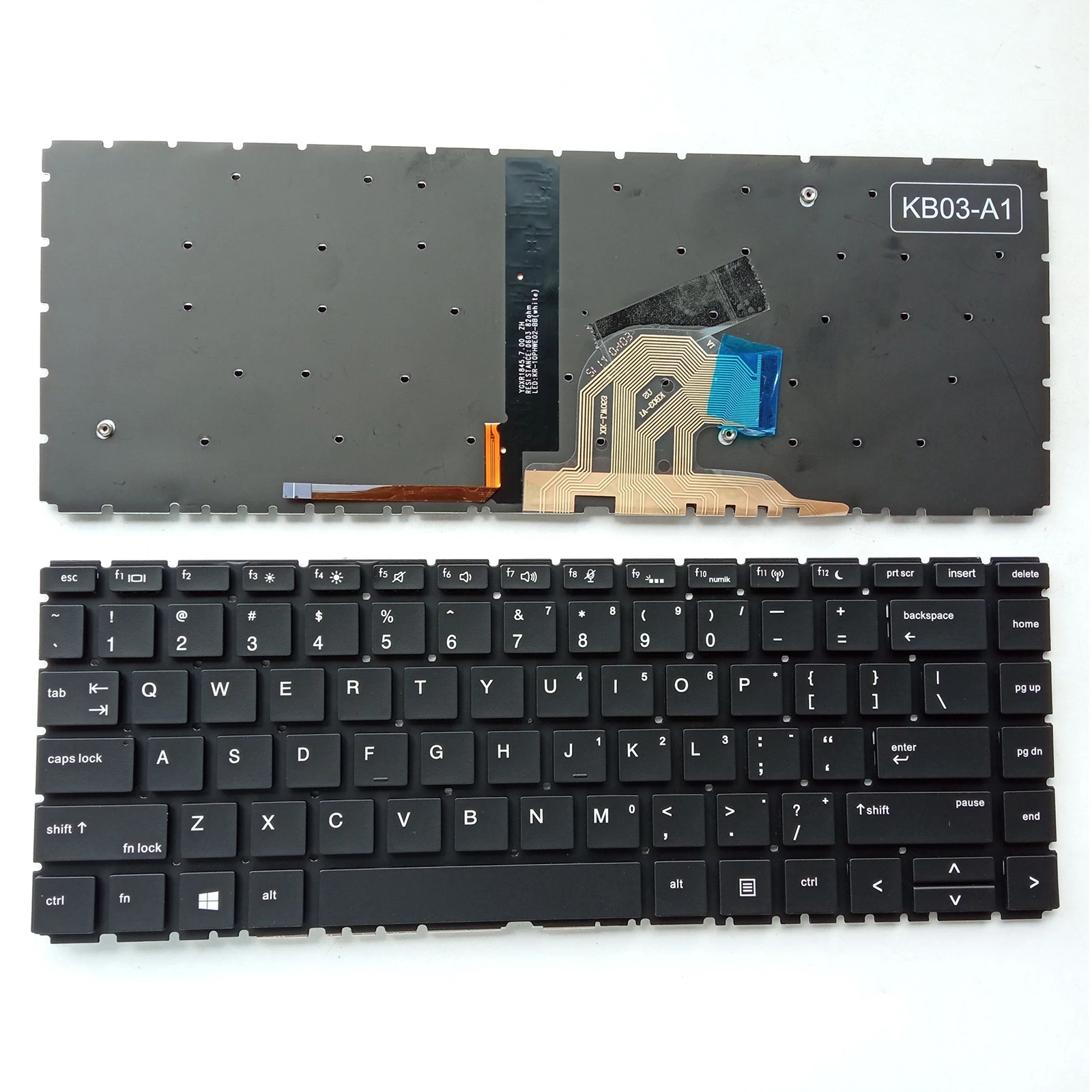 

US Laptop Keyboard for Hp Probook 440 G6 445 G6 440 G7 445 G7 HSN-Q15C HSN-Q24C