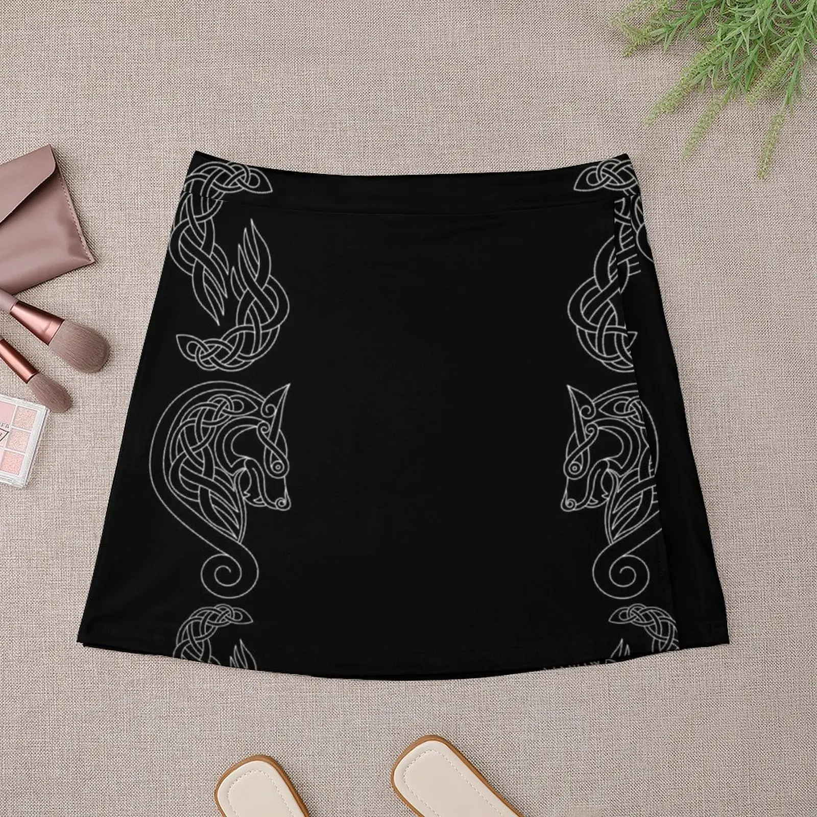 Norse Wolf Leggings Mini Skirt summer skirts new in dresses new in clothes Mini Skirt
