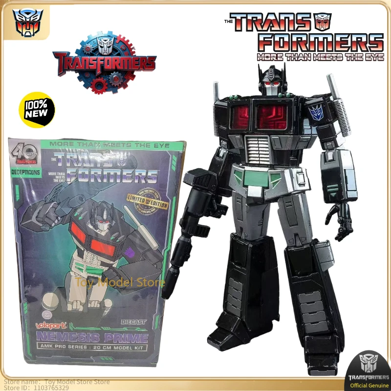 

In stock New Products YOLOPARK Pre-assembled Model AMK PRO Series Dark Optimus Prime G1 Version Anime toys Figure mode studiol