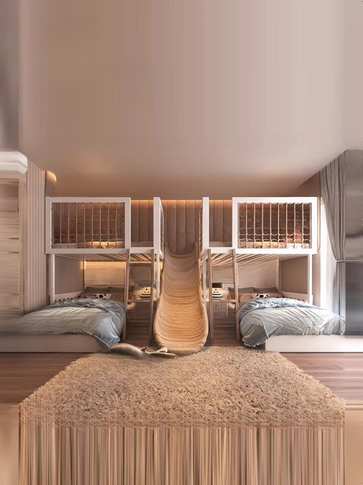 مسرح داخلي لغرفة الأطفال مع sl ide