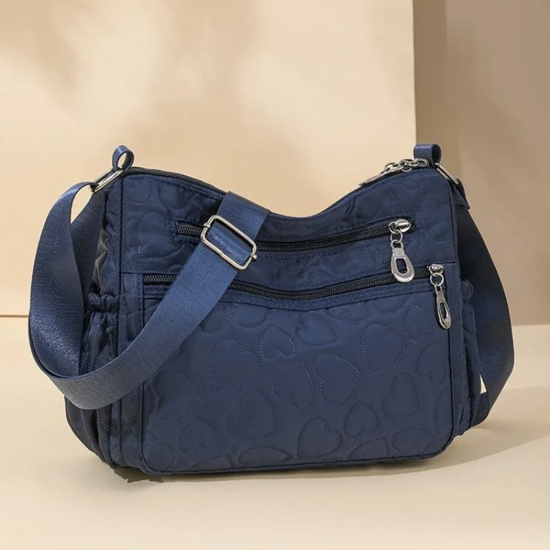 

Ladies Fashion Crossbody Bag Luxury Brand Diaper Bag Minimalist Leather Large Capacity Elegant Vintage Messenger Bag