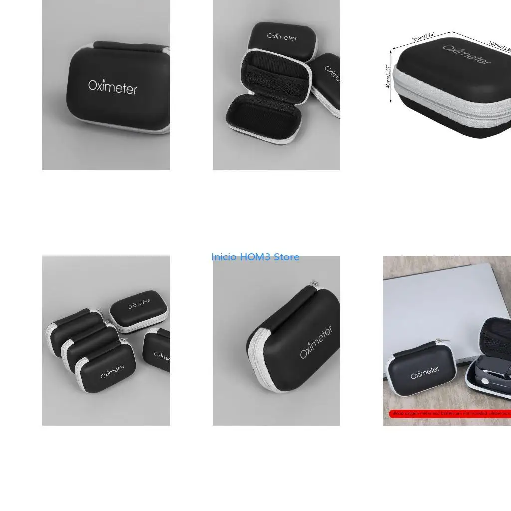 A5YD Fingertip Oximeter for Case O2 Saturation Monitor Carry for Women