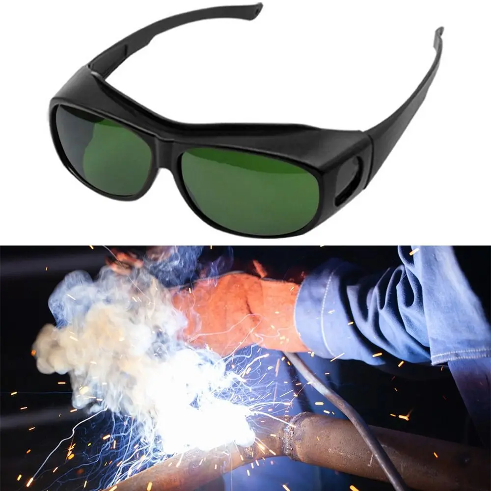 Laser Protection Welding Goggles Ultra Light Dark Green Lens Welder Glasses Soldering Equipment Gas Argon Arc Eyes Protector