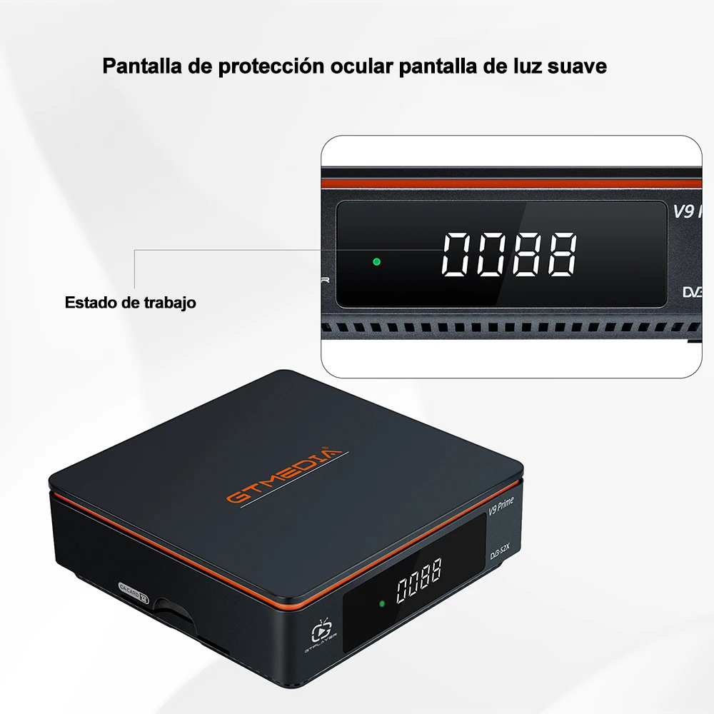 Gtmedia v9 prime DVB-S/s2/s2x satelliten empfänger, vcm/acm/multi-stream/T2-MI, hevc main 10 profil, biss auto roll eingebautes wifi