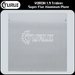 Voron 1.9 trident Super flat aluminum plate 6061 8MM Hot bed platform Error value of v1.9 v2.4