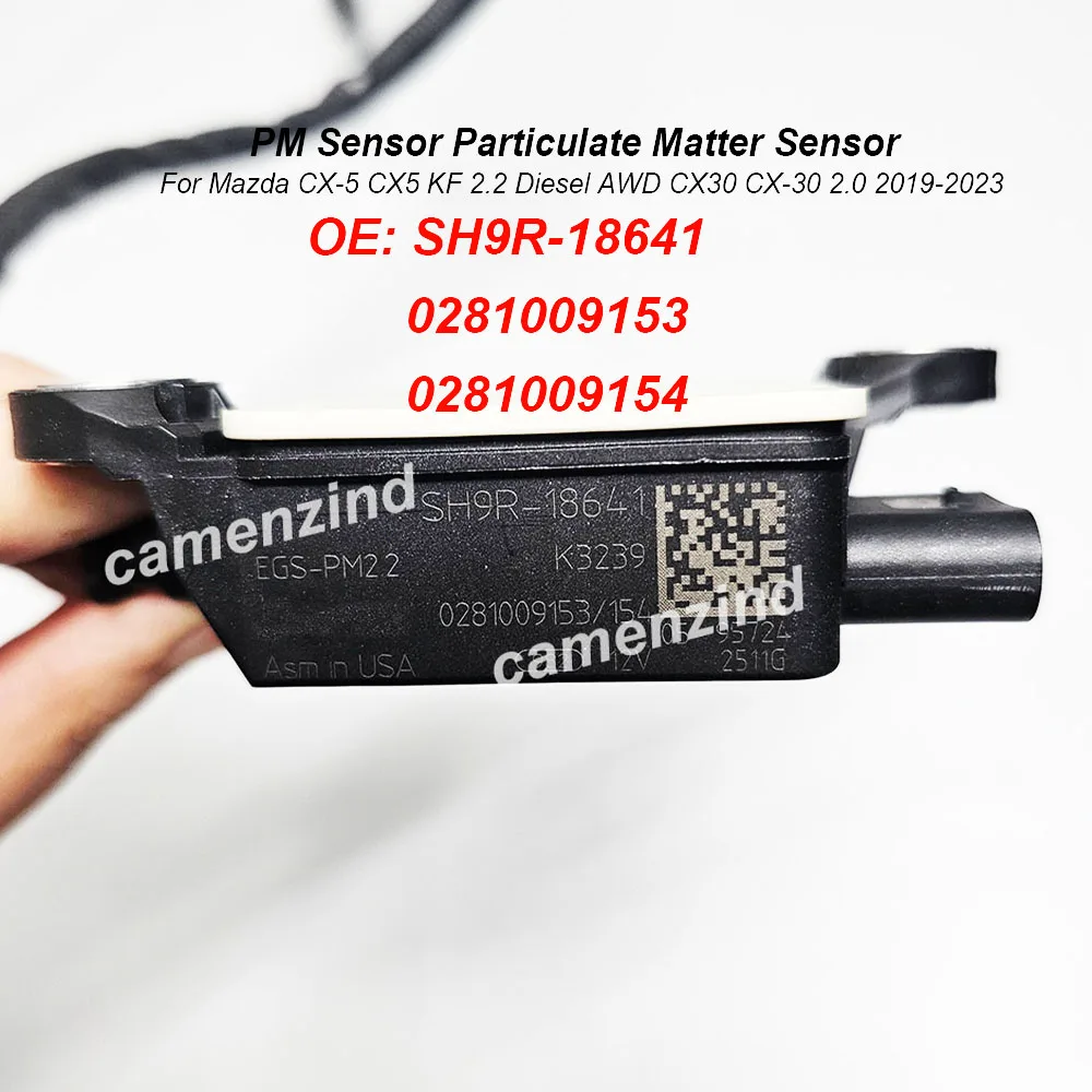 

SH9R-18641 0281009153 0281009154 PM Exhaust Particulate Sensor For M azda CX-5 CX5 KF 2.2 Diesel AWD CX30 CX-30 2.0 2019-2023