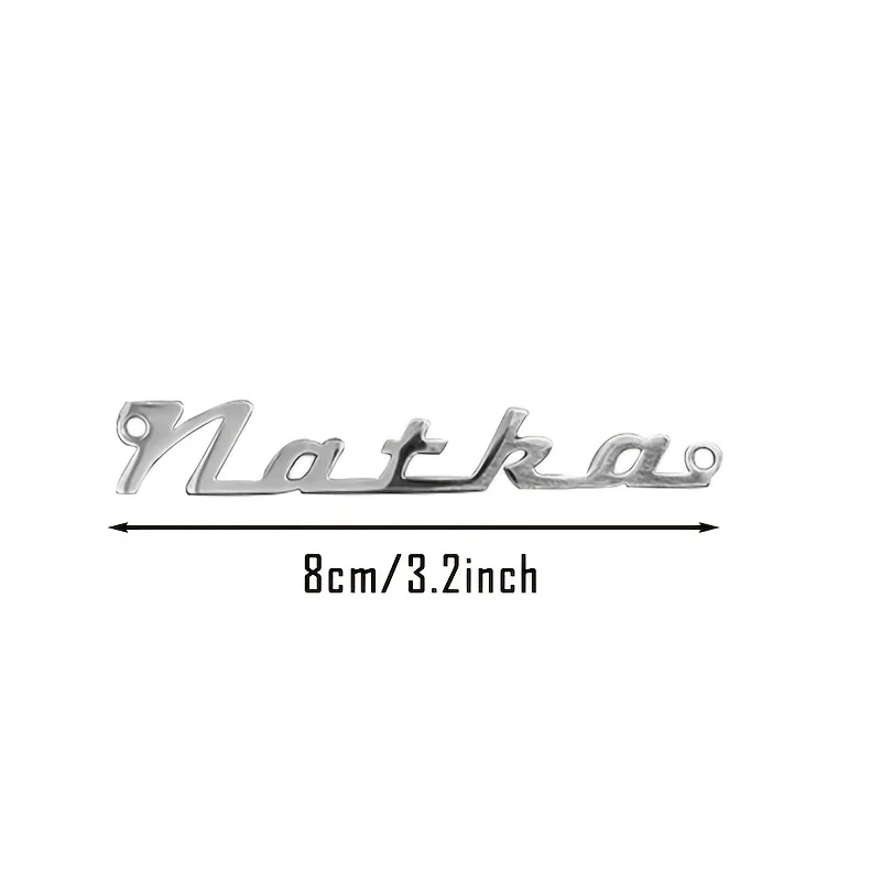 [Custom] Stainless steel nameplates with your name, custom metal guitar badges, guitar decorative labels—the perfect gift