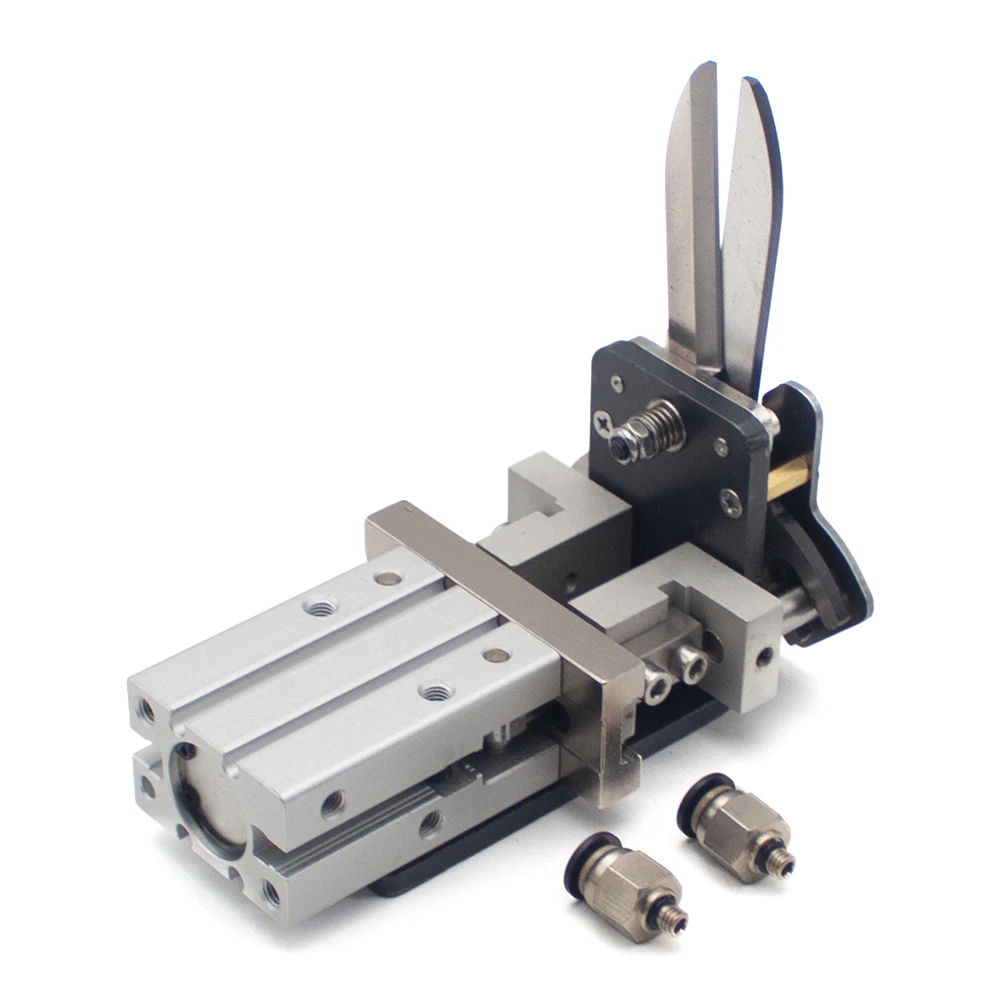 Pneumatic Right-Angle Scissors, Two-Way Cutting, Industrial Grade for Iron/Copper Wire, Tape, Paper – Model AS20-20