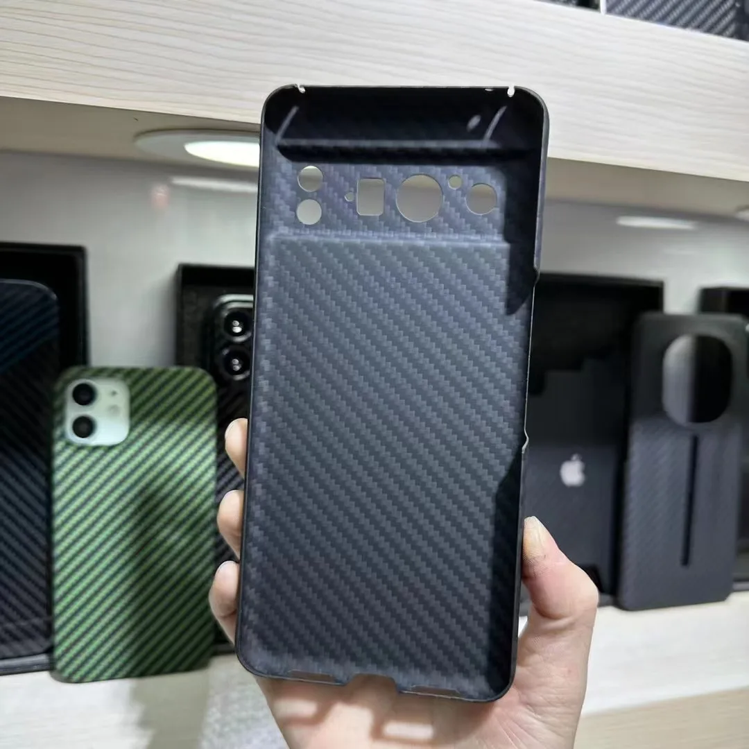 For Google Pixel 8pro Case Carbon Fiber Military Grade Bumpers Armor Cover Aramid Fiber Ultra-thin For Google Pixel 8 5G Case