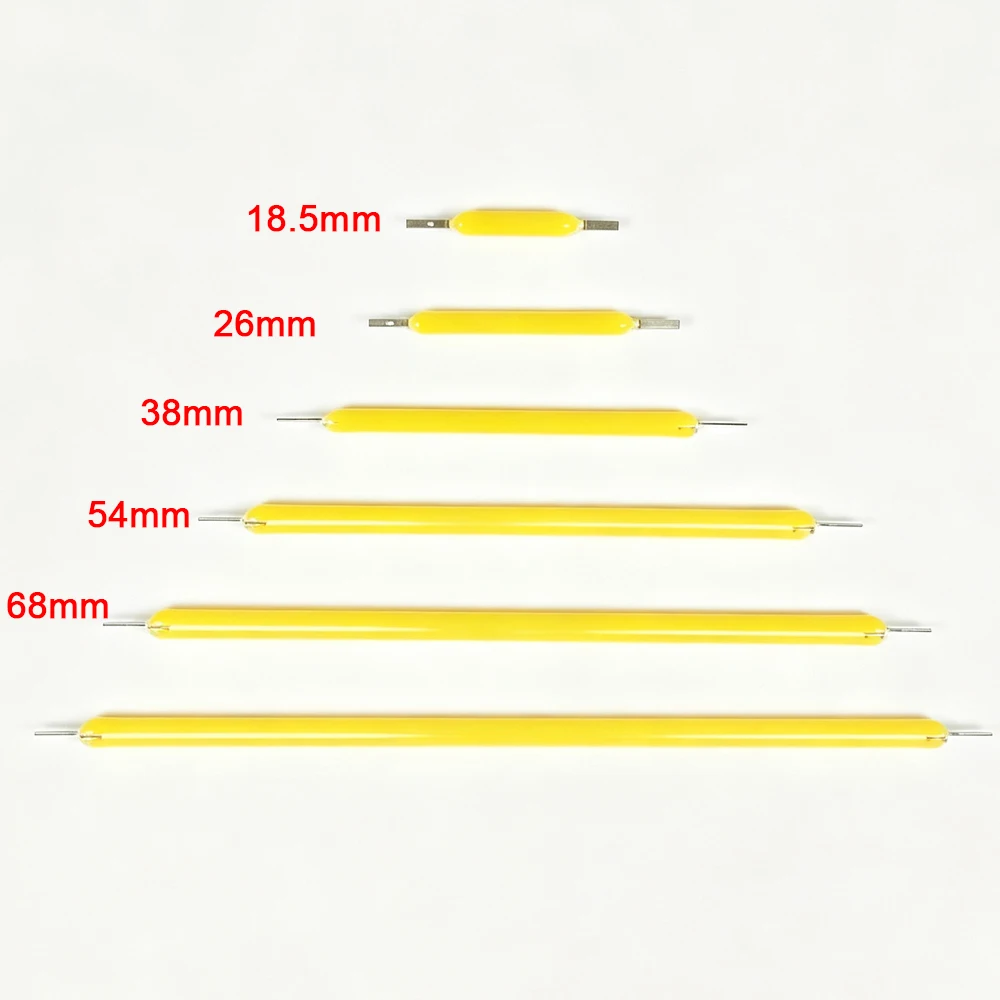 LED Cob Filament DC3V Multicolour Ceramic Hard Filament DIY Edison Bulb Lamp Incandescent Light Diodes Accessories Holiday Light