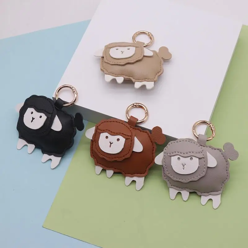 1 Stück Schlüsselanhänger für Damen und Kinder, Accessoire, Anhänger, Geschenk, niedlicher weißer Schaf-Schlüsselanhänger, hochwertiger Schlüsselring aus Metall und Zinklegierung – Detail 2